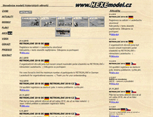 Tablet Screenshot of hexemodel.cz